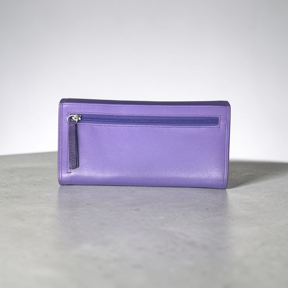 ILI RFID LEATHER FLAP OVER WALLET - Picture 3 of 3
